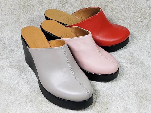 Saboti dama piele gri Dana biashoes.ro imagine reduceri